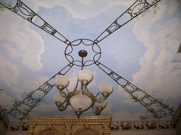 Trompe L'Oeil Ceiling Murals